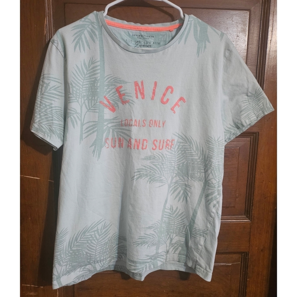 Denim & Flower Ricky Singh Men's Tropical Graphic Tee